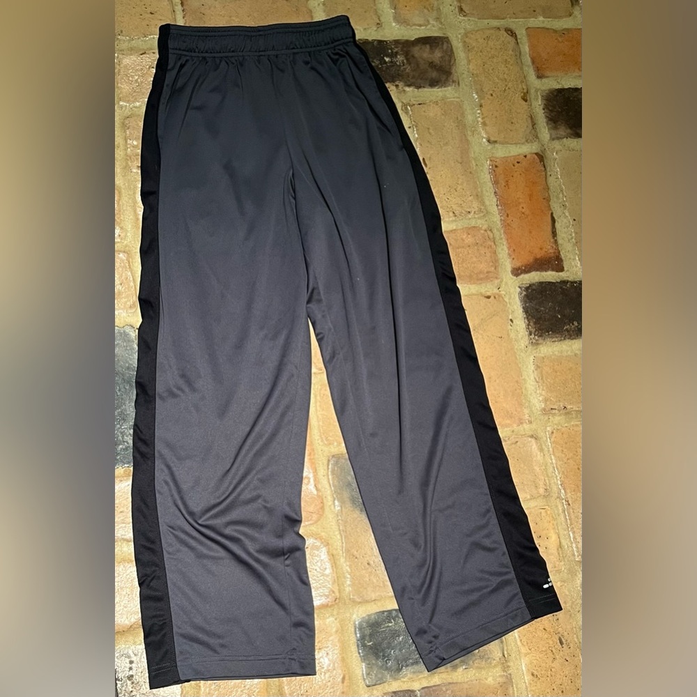 Men's Gray&Black Athletic Pants